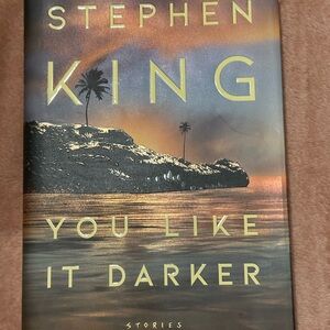 Stephen King "You Like It Darker" Hardcover Book - Brown/Gold Cover